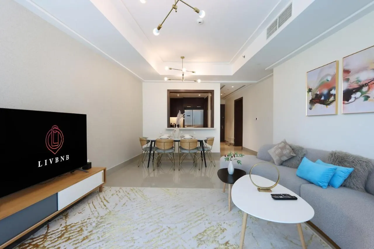 Livbnb Suites-Spectacular 2BR Burj Fountain Views Dubai